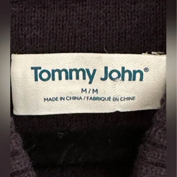 Tommy John Men's Sweater Shawl Button Collar Long Sleeve Navy Blue Size Medium - Picture 3 of 5